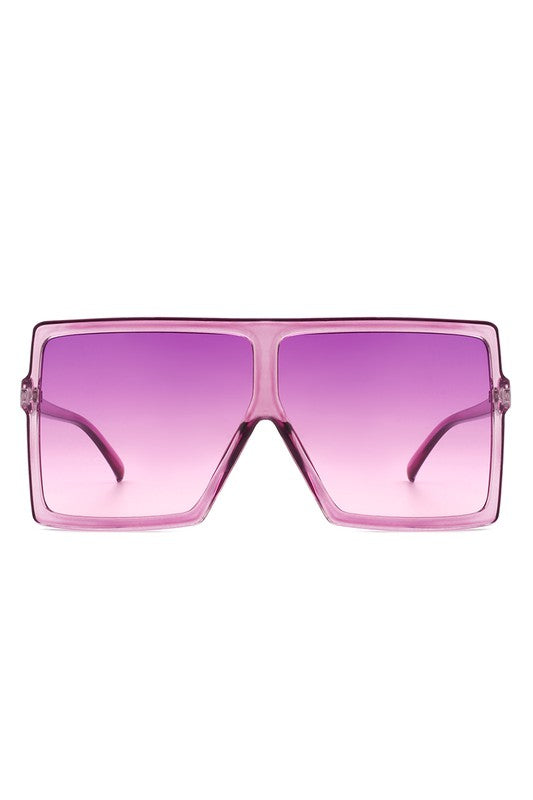 Oversize Square Tinted Women Fashion Sunglasses