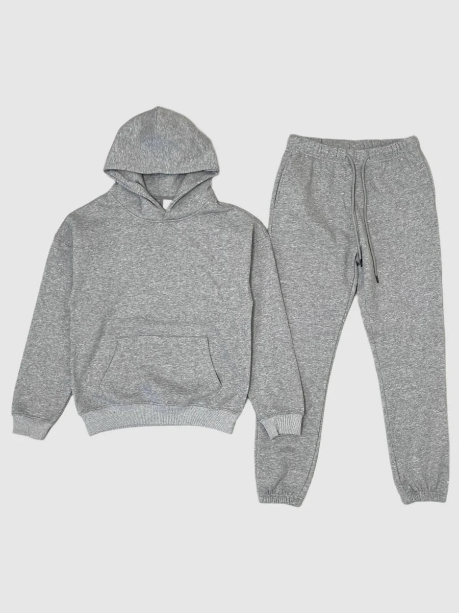 Pull Over Hoodie and Jogger Set