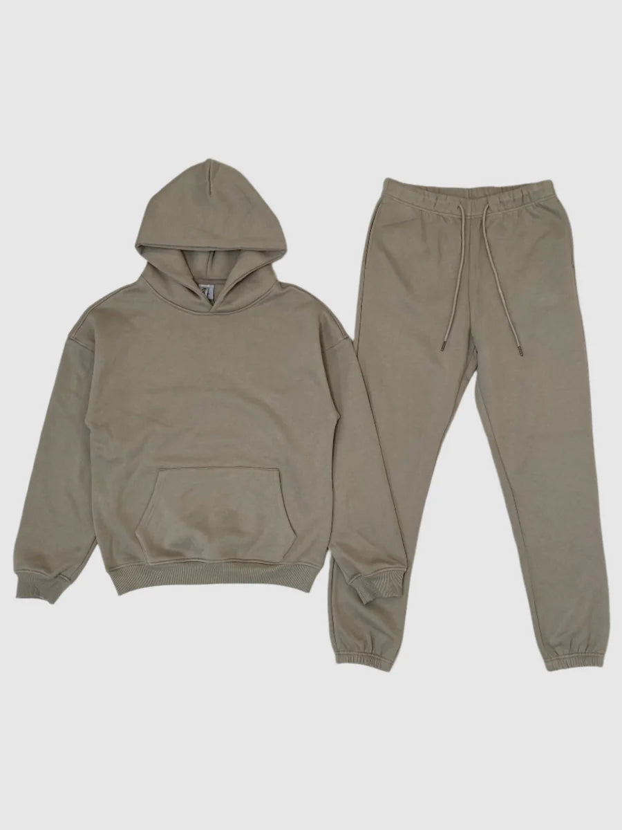 Pull Over Hoodie and Jogger Set